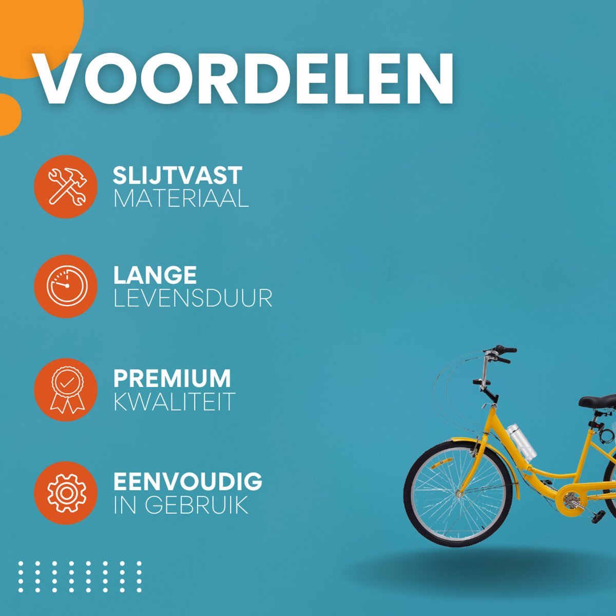 Driewieler Zita - 7 versnellingen - Fiets voor volwassenen en senioren - 24 Inch - Opvouwbare - Verstelbaar - Met mand - Voorrem - Geel