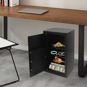 Kluis - Voor Slaapkamer, Studeerkamer en Magazijn - 60L Veiligheidsbox - met Sleutels - Zwart