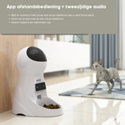Bolt Edge Automatische Voerbak voor Katten - Elektrische Kattenbak - Cat Feeder - Wit