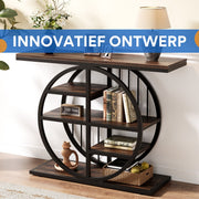 Consoletafel Avira - Haltafel - 100cm - Wandtafel - Gang of woonkamer - Bruin