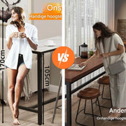 Milano Bartafel Milano - 120cn - Voor binnen - Keuken en woonkamer - Marmer look - 4 to 6 personen - Wit grijs