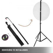 Rad van fortuin - 61cm - Fortuinwiel - Draairad - Draaiwiel - Draaischijf - 14 Slots - Spel & Promotie