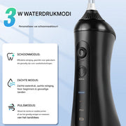 Draadloze Waterflosser - Oplaadbare Monddouche met 6 Jet Tips - 3 Modi - Tandheelkundige Flosser voor Tanden & Tandvlees