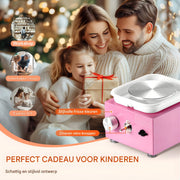Elektrisch Mini Aardewerkdraaiwiel – Draaischijf - Pottenbakkersschijf - Voor Thuis & DIY – Groen