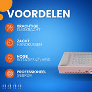 Stofafzuiger voor nagels - Manicure tafel - Nail Dust Collector - Voor Nagelstof Verwijderen - Roze