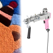 Tufting gun - Tuftpistool - Borduurmachine - Tapijtweven - Voor het maken van tapijten - Voor efficiënt en nauwkeurig werk - Metaal / Kunststof - Roze