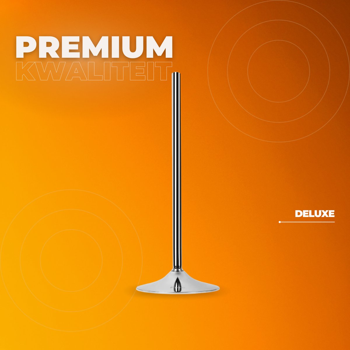 Paaldanspaal - Pole dance - Paal - Pole - Strippaal - Voor Thuisfitness & Training - Professionele Danspaal - Verwijderbare Bar (2.35-2.74m) - 45mm