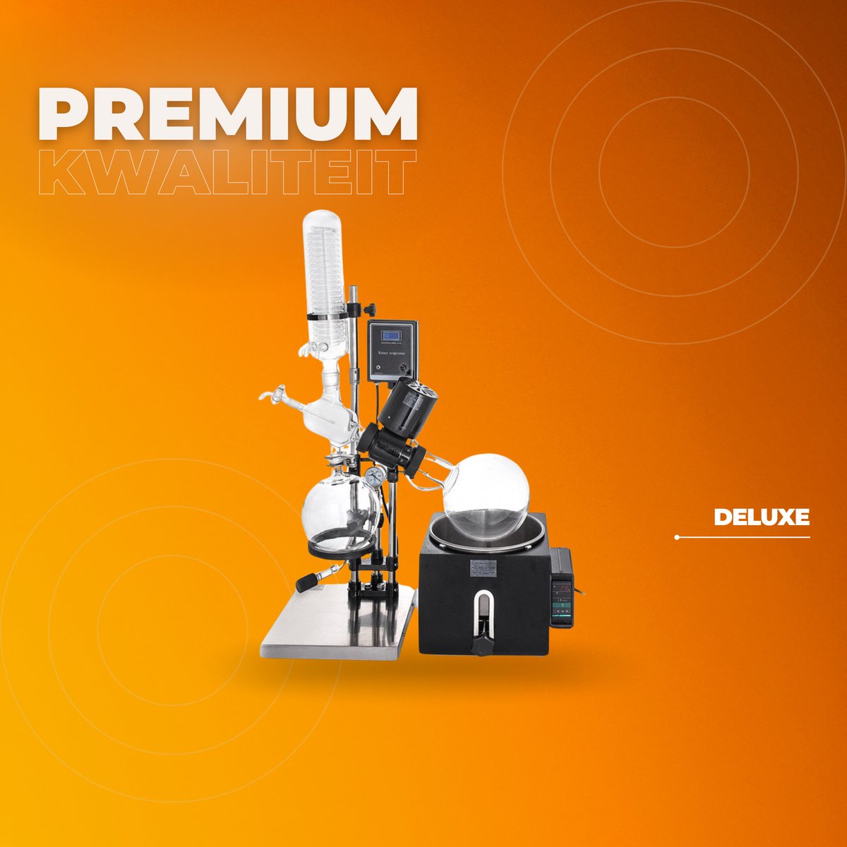 Professionele Rotavapor - 5L Roterende Verdamper - Incl. Accessoires - Laboratoriumapparatuur