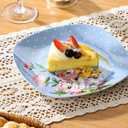 Glamorous Ontbijtborden – Serviesset – 6 persoons – 30 delig – Blauw Keramisch – Ontbijtborden – Uniek servies