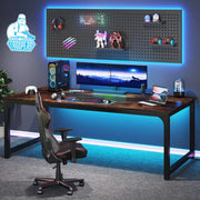 Computerbureau XL - 180cm bureau - Vintage - Voor 6 personen - Voor volwassenen