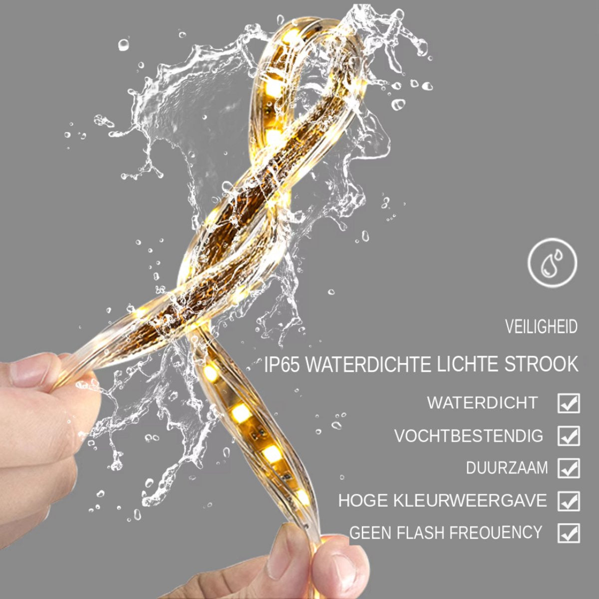 LED Badkamerspiegel met Verlichting - Ovaal 60-80 cm - Anticondens & Dimbaar - Smart Touch Wandspiegel - Make-up Spiegel - 3 Lichtkleuren - 2 Formaten