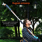 Happyment Elektrische snoeischaar PRO - Accu Snoeischaar - Accu Takkenschaar - 45 mm - Rugzak Ontwerp - Oranje