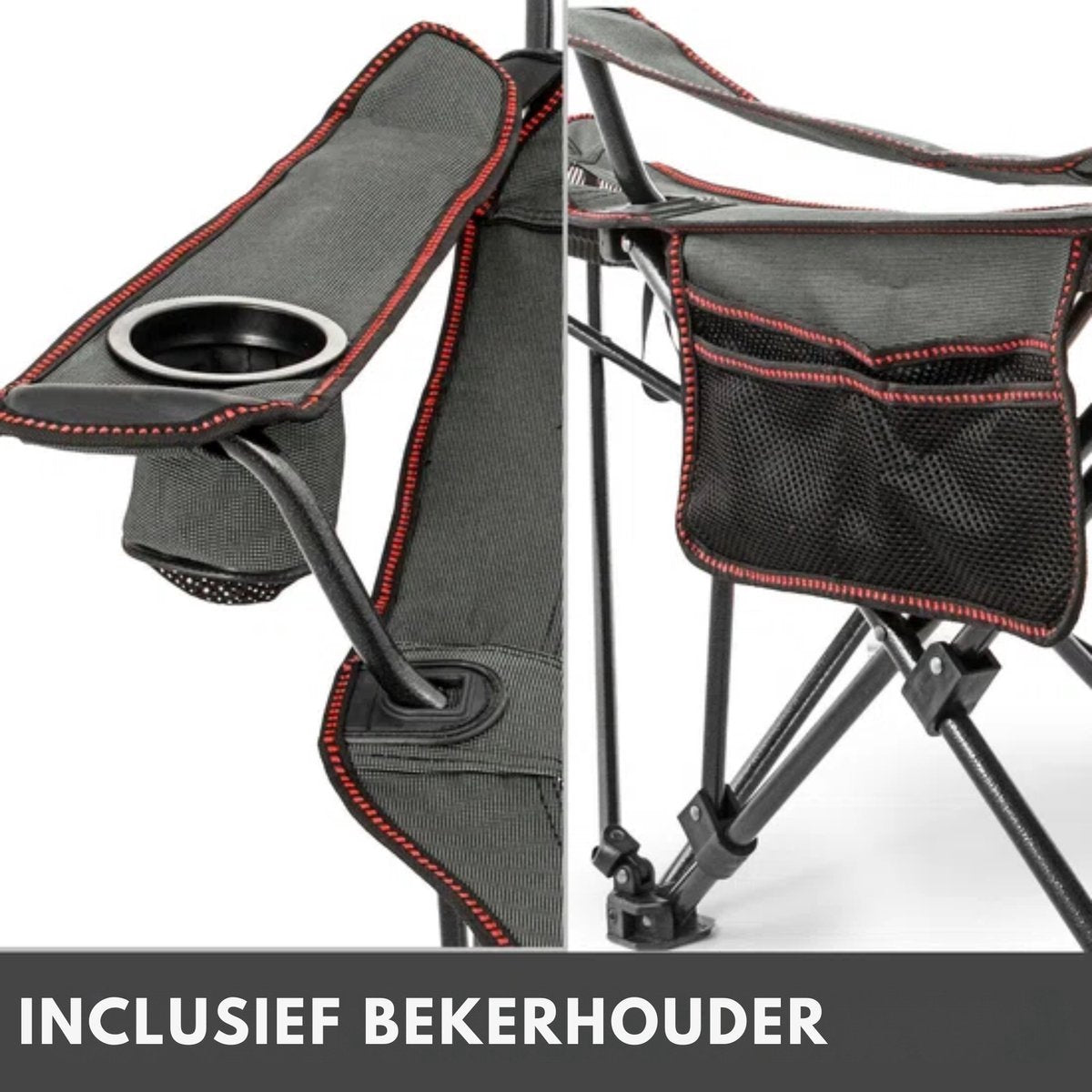 Happyment ligstoel - Strandstoel - Inklapbaar - Opvouwbare campingstoel