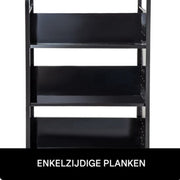 Boekenkar - Boekenkast - 128.2x35x128.2cm - Ideaal Voor Boekentrolley