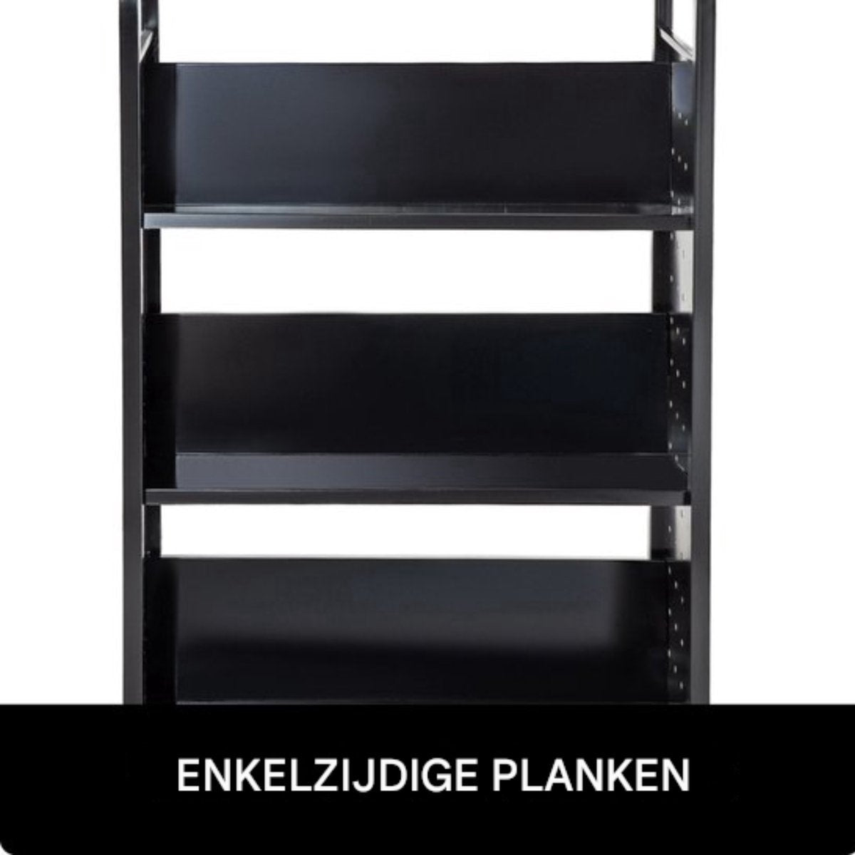 Boekenkar - Boekenkast - 128.2x35x128.2cm - Ideaal Voor Boekentrolley