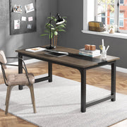 Bureau Orvion - 160cm - Grijs - Computerbureau - Voor thuis of werk