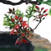 Happyment Kamerfontein Waterval Glas - Tafelfontein LED Licht - Waterornament - Indoor Fontein - Visser
