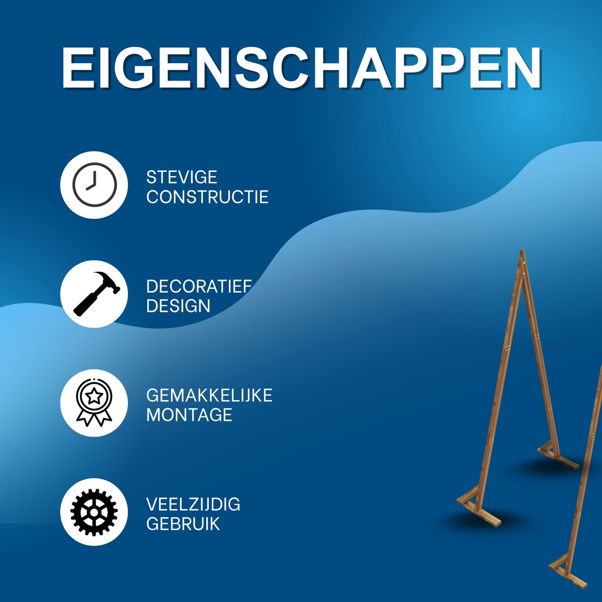 Bruiloft Boogstandaard – Voor Ballonnen, Achtergronden & Prieeldecoratie – Driehoek Frame voor Feesten - Set van 2