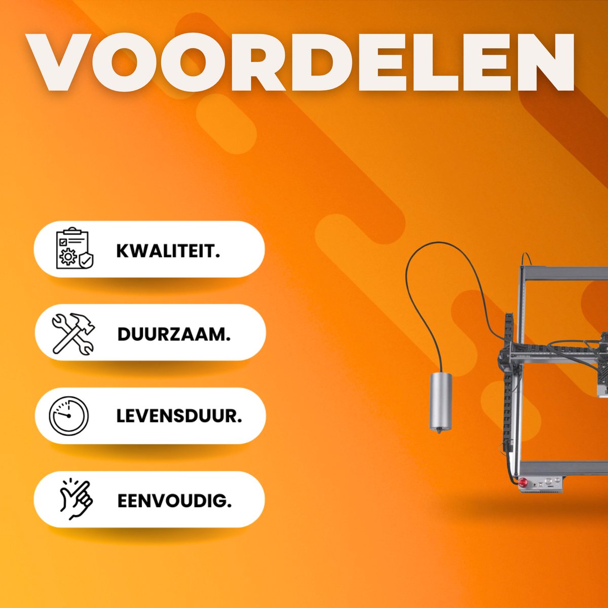 Graveermachine professioneel - 20W Laser - Graveerpen - 40x40cm - Graveerset - Graveerapparaat - Blauwe laser - Voor Hout, leer acryl, staal, glas