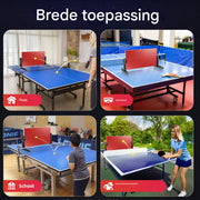 Tafeltennis trainier - Bounce board - Pingpong - Met 8 rubberen blokken en 360° verstelbare hoek - Duurzaam trainingsbord