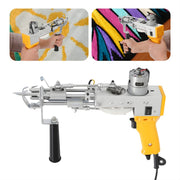 Tufting gun - Tuftpistool - Borduurmachine - Tapijtweven - Voor het maken van tapijten - Voor efficiënt en nauwkeurig werk - Metaal / Kunststof - Geel