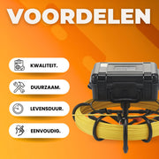 Endoscoop inspectie camera PRO - Rioolcamera - Inspectiecamera - - 50m Lokalisatie Apparaat voor Ondergrondse Leidingen