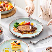 Tida Serviesset - 16 delig - 4 persoons - Baby grijs - Dinerborden - Bordenset - Diepe borden - Ontbijtborden - Servies - Keukenservies