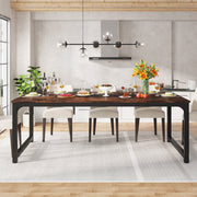 Eettafel Avira - 200cm - Voor 6-8 personen - Voor Keuken of eetkamer - Bruin