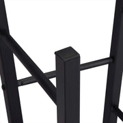 Hoge barkrukken Lyon - Zithoogte 71cm - Donkerbruin - Set van 2 - Keuken - Barstoelen - Zonder rugleuning - Hout