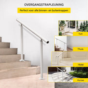 Trapleuning wandtrap - Balustrade - Houders - Leuningen voor Trappen - Staal - Met trapleuninghouders