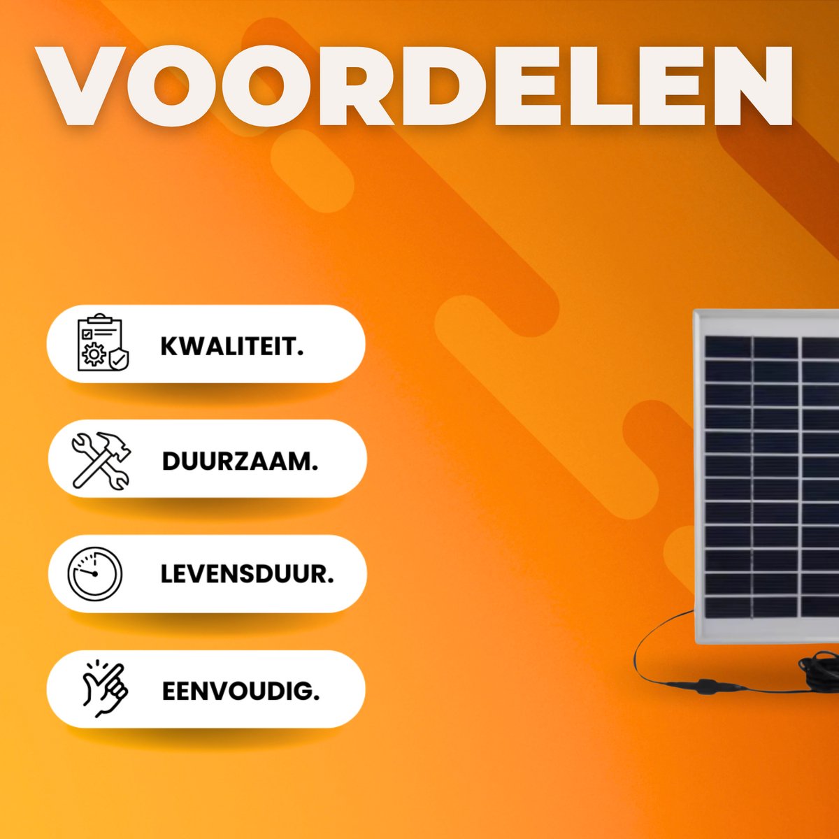 Zonnepaneel voor vijverpomp - Zonne-energie - Voor vijverfontein & tuin - 5W - 4 verschillende mondstukken - Max. 60 cm Hoogte, 250 l/u