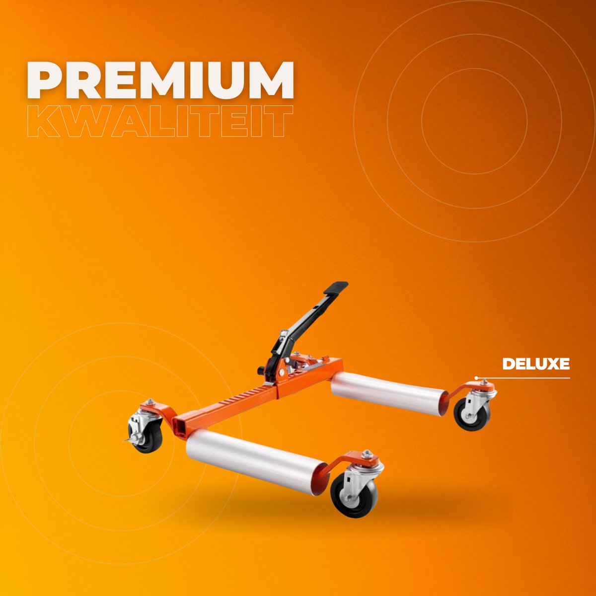 Draagbare Bandenwagen - Voor auto's, SUV's en meer = Dolly 680 kg - Bandenhouder 355 mm Breed