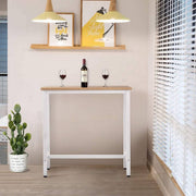 Bolt Edge Bartafel - Bruin - Rechthoekig - Hout & metaal - 100x40x100cm