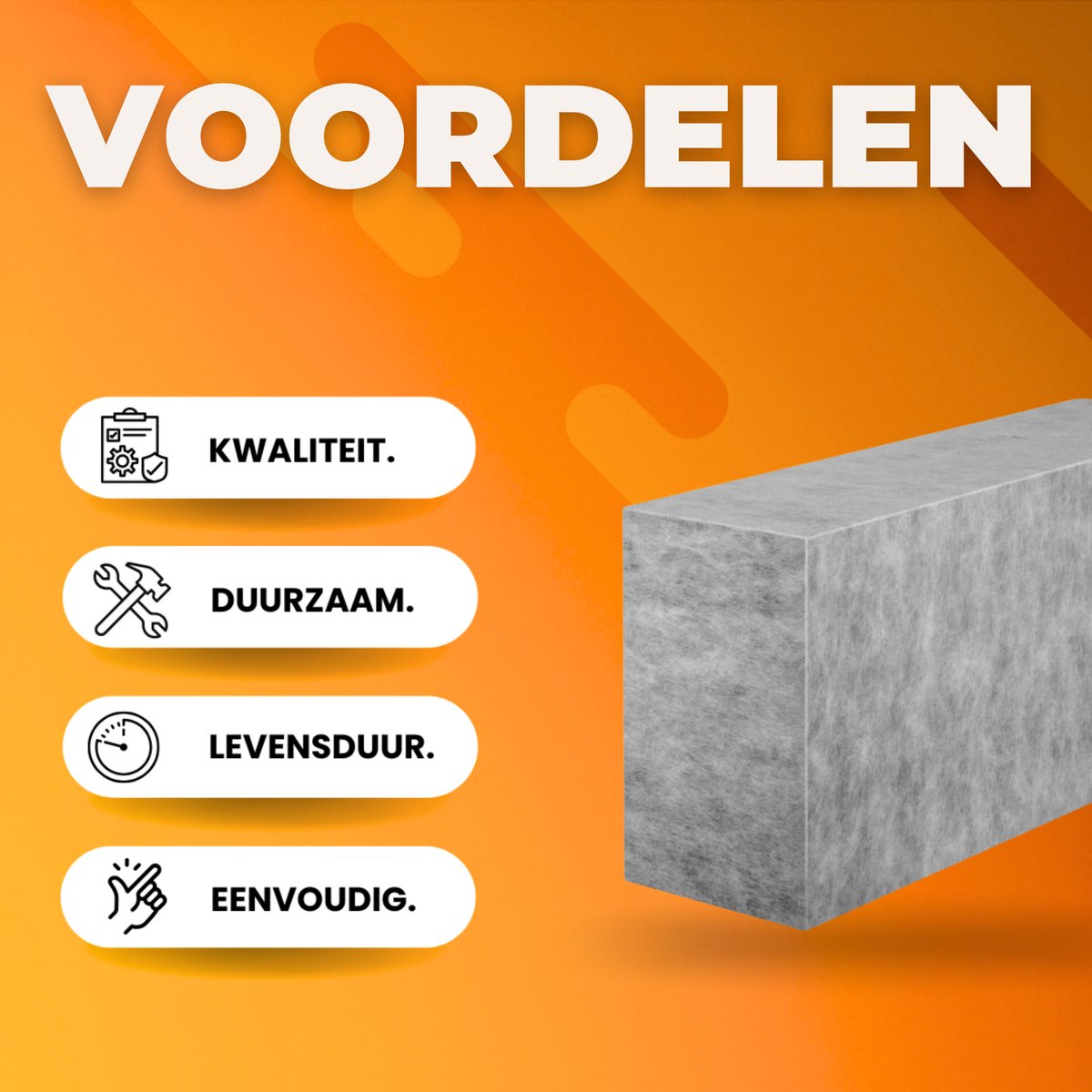Betegelbare badkamer bank - Inbouw bank - Douche kruk - Doucheruimte - 97x29x50 cm - EPS Composiet