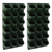 Wandplantenbak - Voor muurdecoratie en planten - Met 36 potten voor bloemen - Functioneel en decoratief