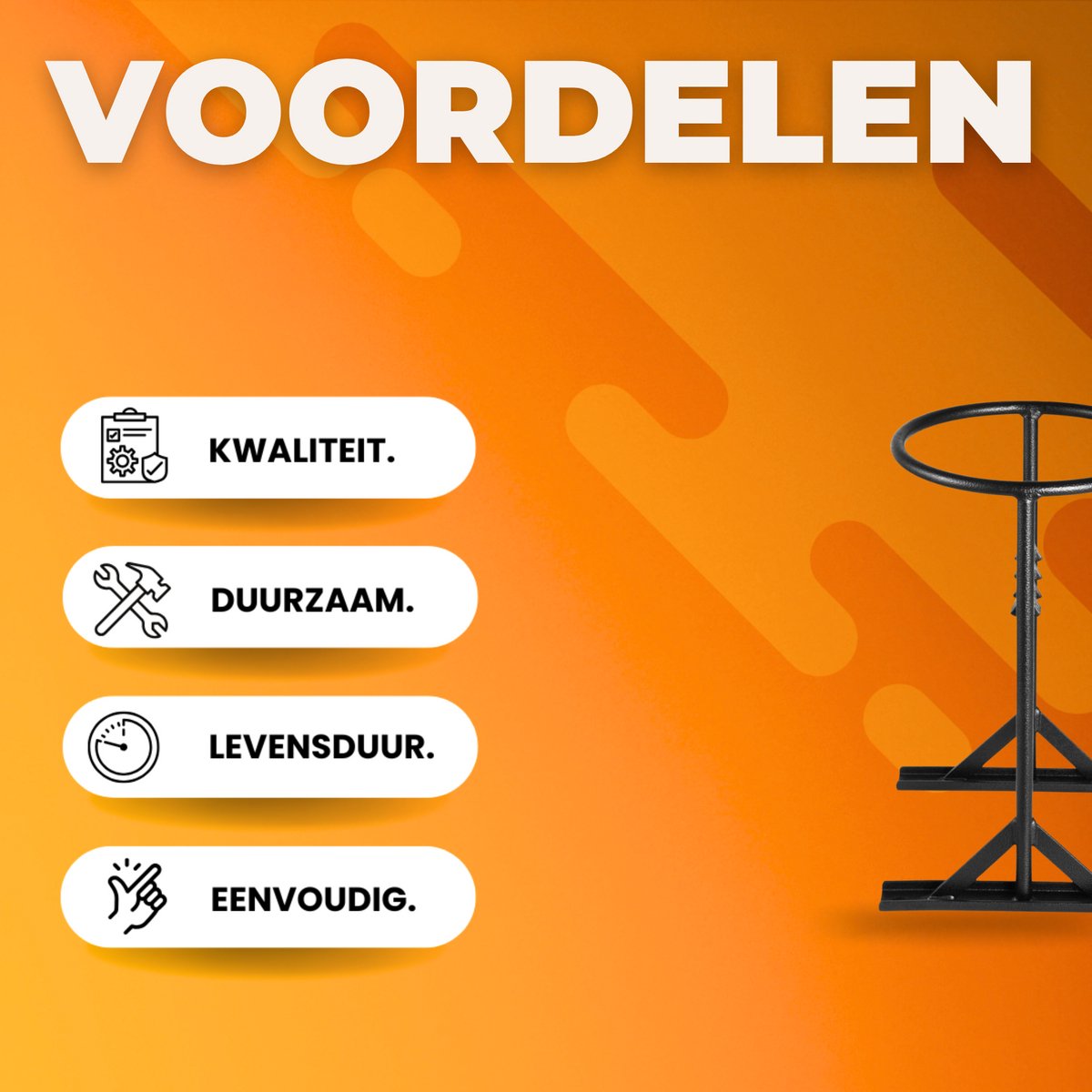 Houtklover PRO - Houtkliever - Kloofgereedschap - Houtsplijter - Kloofwig - Voor Houtsnijwerk en Blokken