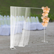 Metal Wedding Stand - Voor Bruiloften / Decoratie - Achtergrond- en Boogstandaard - Metaal / Wit