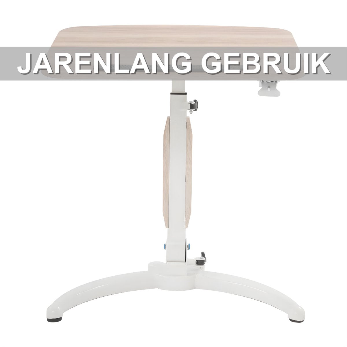 Laptop stand - Bed tafel - Bijzettafel - Laptoptafel - Voor thuis of kantoor - Inklapbaar bureau voor laptop - Houtkleurig