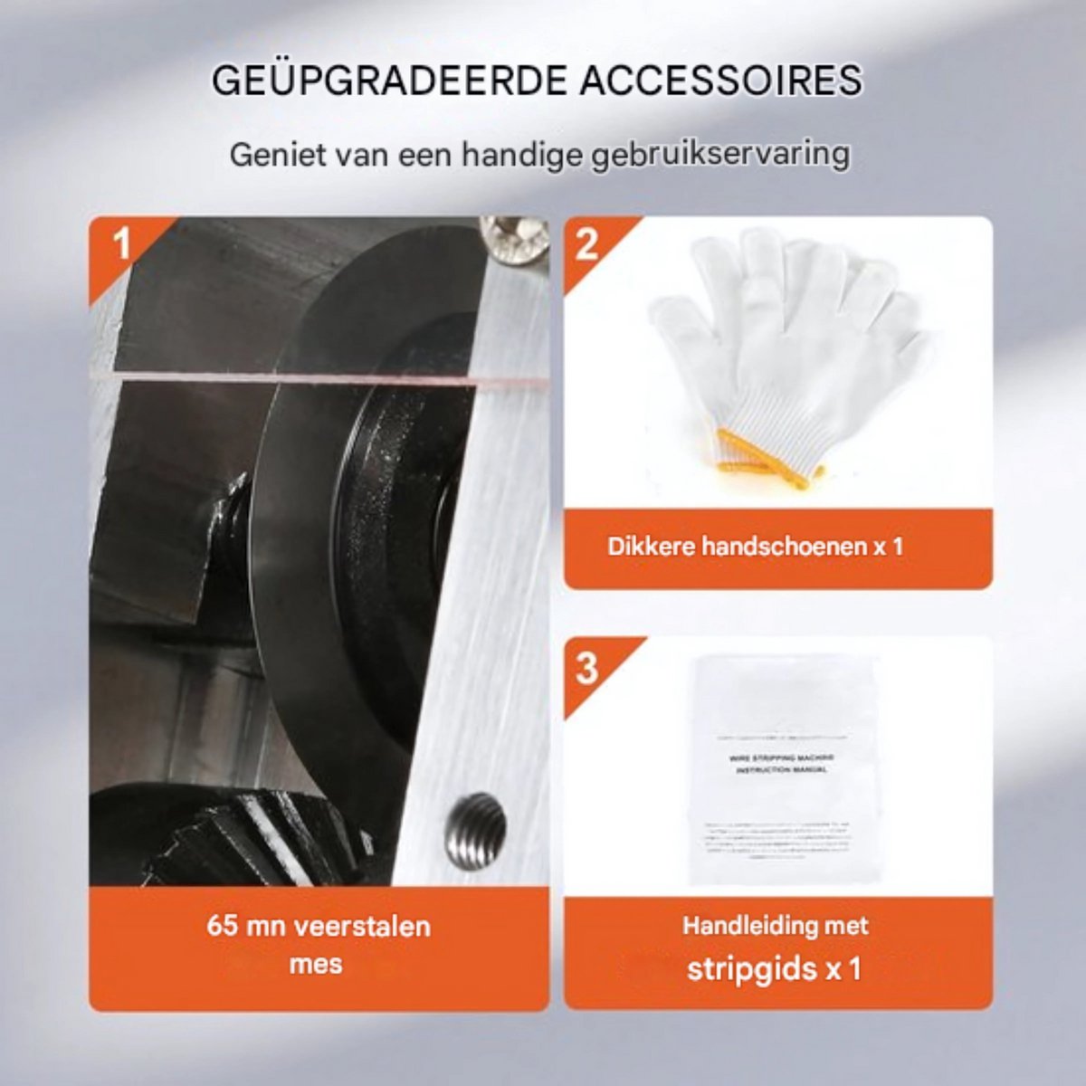 Kabelstripper 1,5 tot 38mm - Kabellpeller - Striptang - Kabel stripper - Stripmachine - Handmatig of Booraangedreven