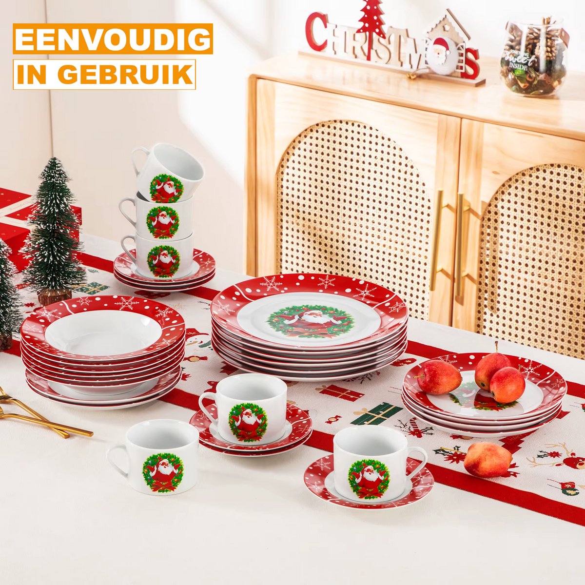 Regal Dinerborden – 4 persoons – 16 delig – Keramisch – Dinerborden – Ontbijtborden