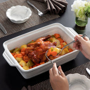 Aristocratic Bordenset - Marmer Look - 2700ML - Lasagne - Braadslede - Rechthoekige schaal