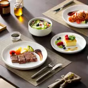 Eminent Serviesset – 12 persoons – 36 delig – Wit Keramisch – Dinerborden – Kleine Borden – Grote inhoud