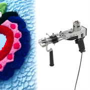Tufting gun - Tuftpistool - Borduurmachine - Tapijtweven - Voor het maken van tapijten - Voor efficiënt en nauwkeurig werk - Metaal / Kunststof - Zwart