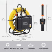 Professionele Inspectie Camera - Endoscoop - 91,5m - Incl. Monitor & Accessoires - Zwart