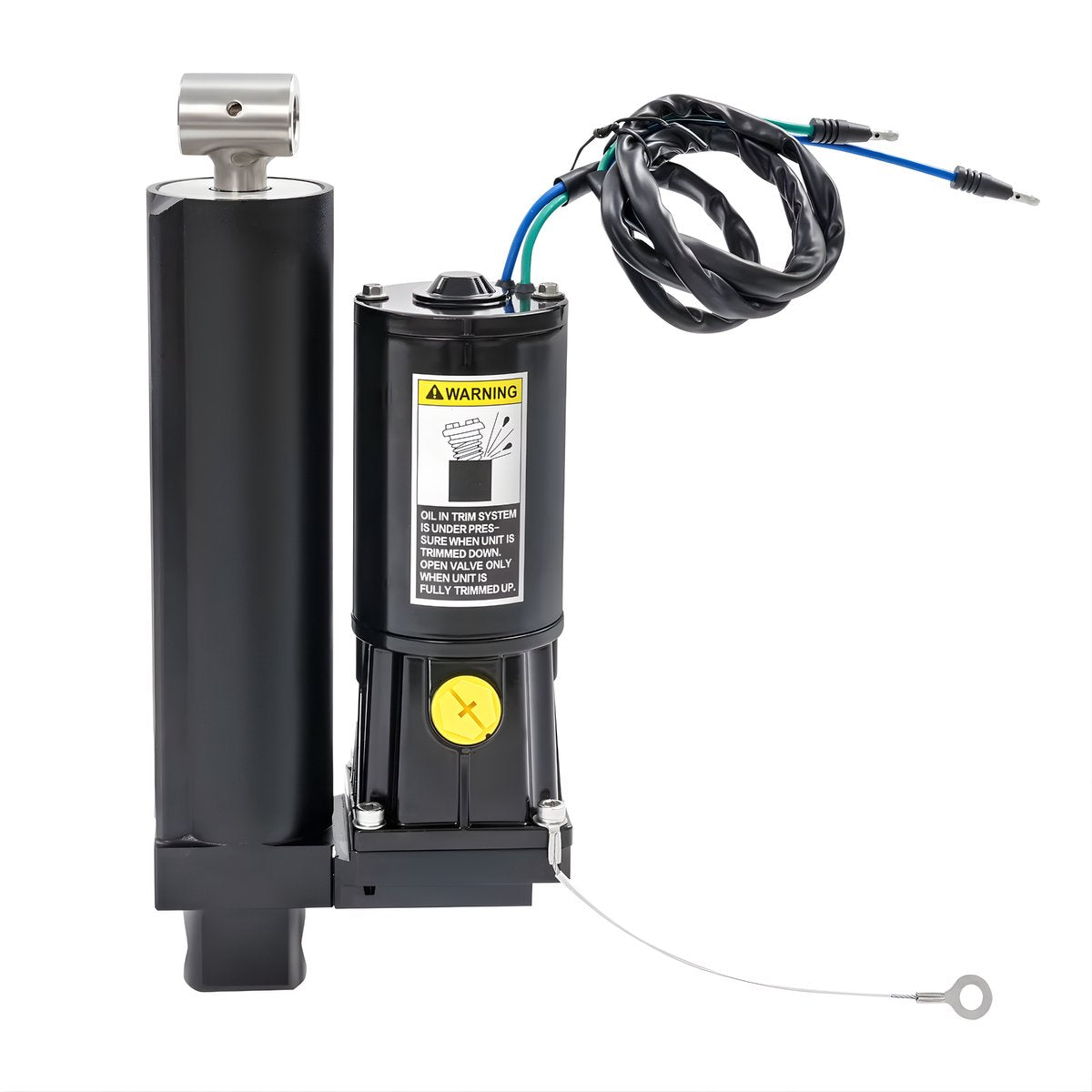 Buitenboord motor - Voor buitenboordmotoren - Elektrische power trim voor soepel en nauwkeurig motorbeheer - Metaal / Zwart