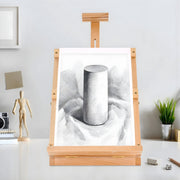 Schildersezel- Voor Kunstenaars / Schilderen - Verstelbare Tafel- en Canvas-Easel met Lade - Beukenhout
