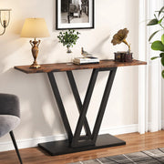 Consoletafel - Wandtafel - Haltafel - Gang of woonkamer - 110cm - Bruin