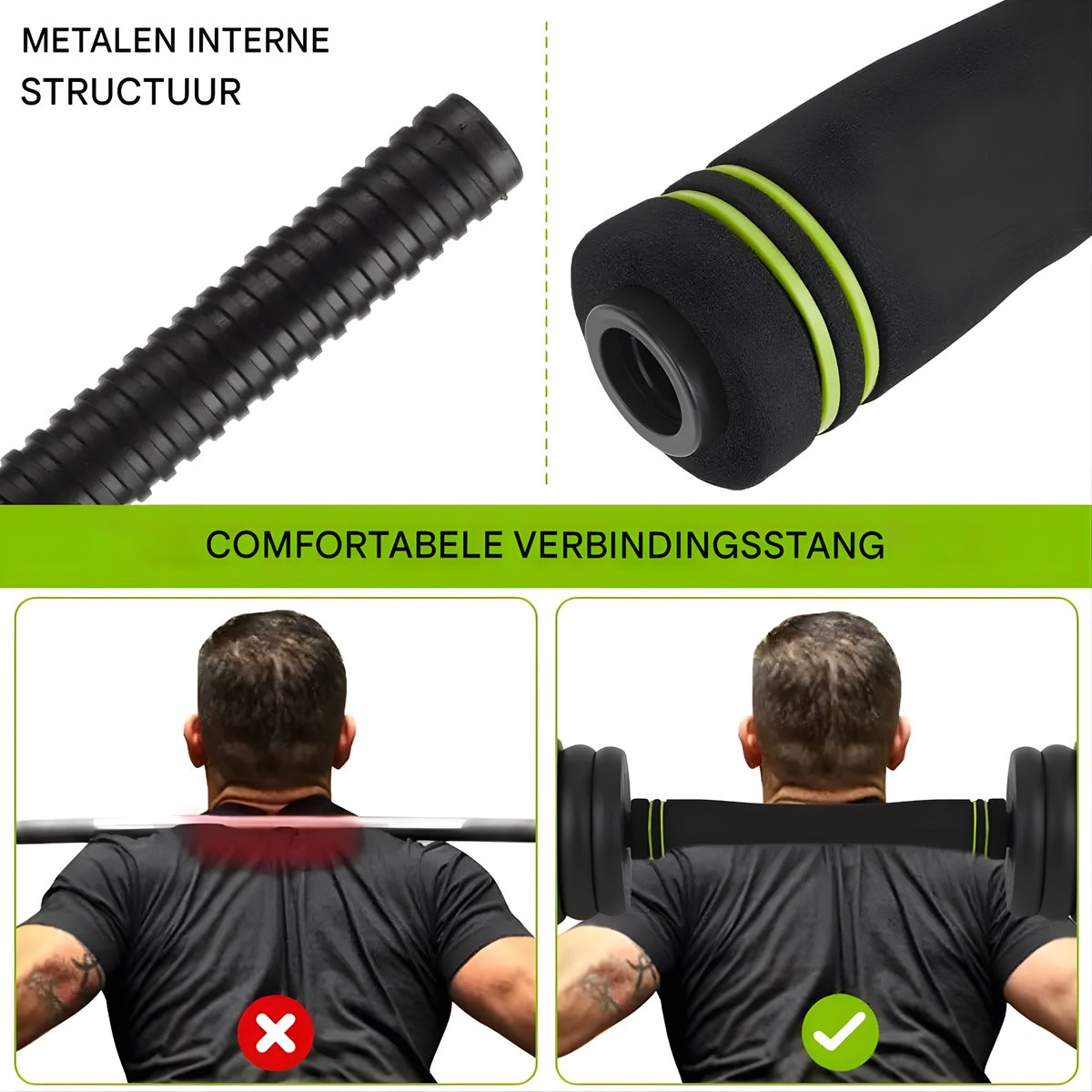 Verstelbare Halterset - Haltergrepen - Verstelbare dumbbells - Voor Thuisgym & Fitnessoefeningen - Dumbbell, Halter, Kettlebell & Push-Up Set - Multifunctioneel Trainingsgewicht - 20kg