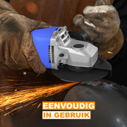 Krachtige Haakse Slijper Tavien - 115mm - 4,5 Inch - 5000W 12000 RPM Elektrische Slijpschuurmachine voor Metaal en Tegelsnijden - M14