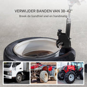 Bandenwisselaar - Bandenwissel tool - bandendemonteermachine - 250x150x120 mm - banden demonteerapparaat - Verstelbaar 96,5-106,7 mm
